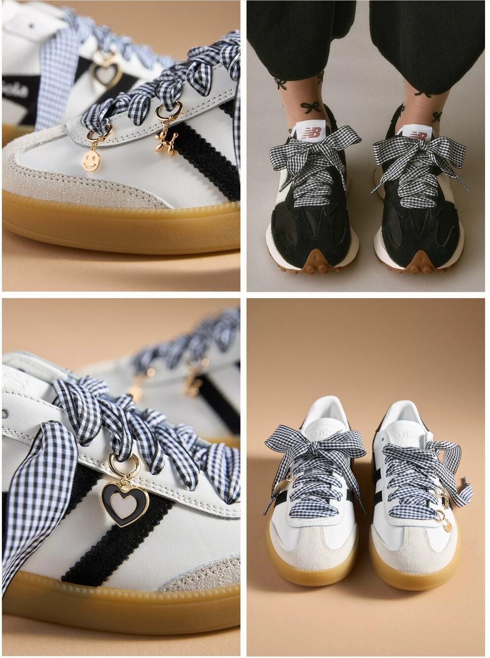 Anthropologie Shoe Charm & Laces Set